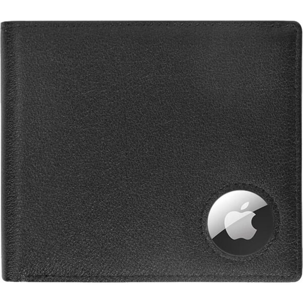 220e85e9-bb41-4860-8adb-754ff29d08cf.jpg SaharaCase - Genuine Leather Wallet Case for Apple AirTag - Black