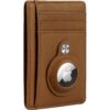 2e0d6ff9-0f79-4b36-ab9d-d696b6343693.jpg SaharaCase - Slim Genuine Leather Wallet Case for Apple AirTag - Brown