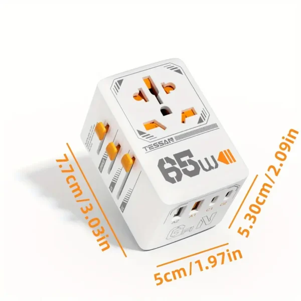 TESSAN Global Universal Travel Adapter 65W
