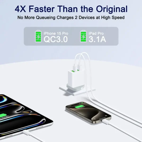 5c20a6de-c8a2-4bad-83a1-2a23ad3b7aee.webp WeBeqer Fast Charger, Multi-Port Wall Adapter with 4 USB Ports