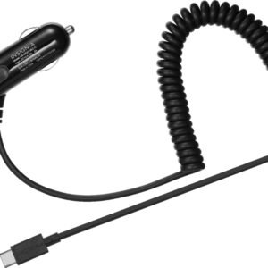 6257430_sd-scaled-1.jpg Insignia™ - 15W USB-C Port Vehicle Charger with 6ft coiled cable - Black