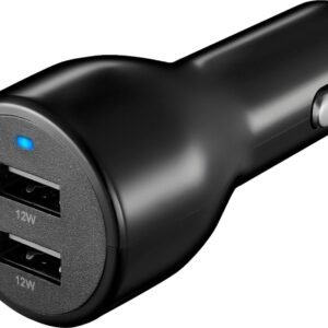 6405371cv12d-scaled-1.jpg Insignia™ - 24W Dual USB Port Vehicle Charger - Black