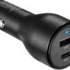 6459115cv13d-scaled-1.jpg 32 W Vehicle Charger with 1 USB-C & 1 USB Port - Black