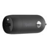 Belkin - BOOST↑CHARGE 30W Compact Fast Car Charger w/ USB-C Power Delivery Port for iPhone, Galaxy, Nintendo Switch 2 & More - Black