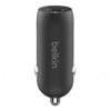Belkin - BOOST↑CHARGE 30W Compact Fast Car Charger w/ USB-C Power Delivery Port for iPhone, Galaxy, Nintendo Switch 2 & More - Black