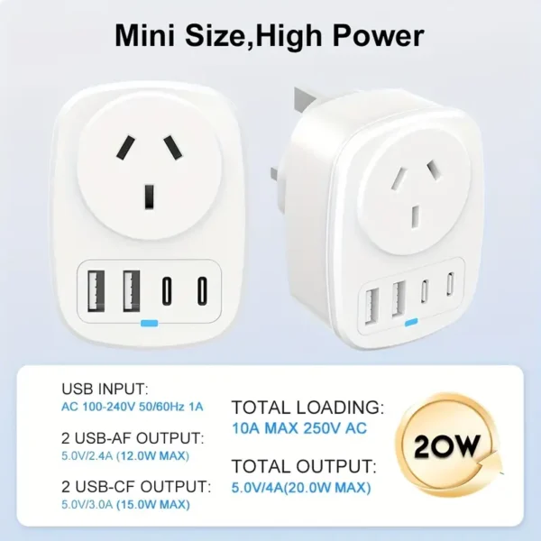 82f9f8f4-6217-4dbb-ae53-14a10081dc04.webp Travel Power Adapter with 2 USB Ports and 2 Type-C Ports,
