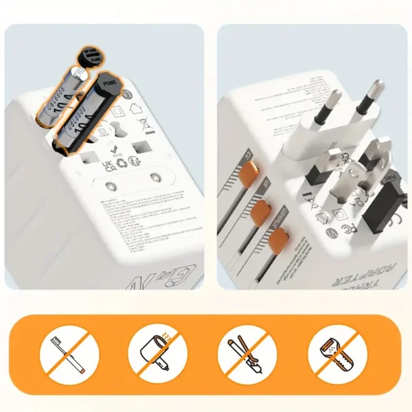 TESSAN Global Universal Travel Adapter 65W