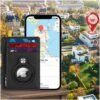 92ee1568-834a-4d3d-b6fa-838487d247ce.jpg SaharaCase - Slim Genuine Leather Wallet Case for Apple AirTag - Black