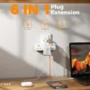 f85aa5ce-9514-46ee-8934-b227604e4ddb.webp USB C Charger Plug SG, TESSAN 3 Way Plug Extension Socket with 3 USB